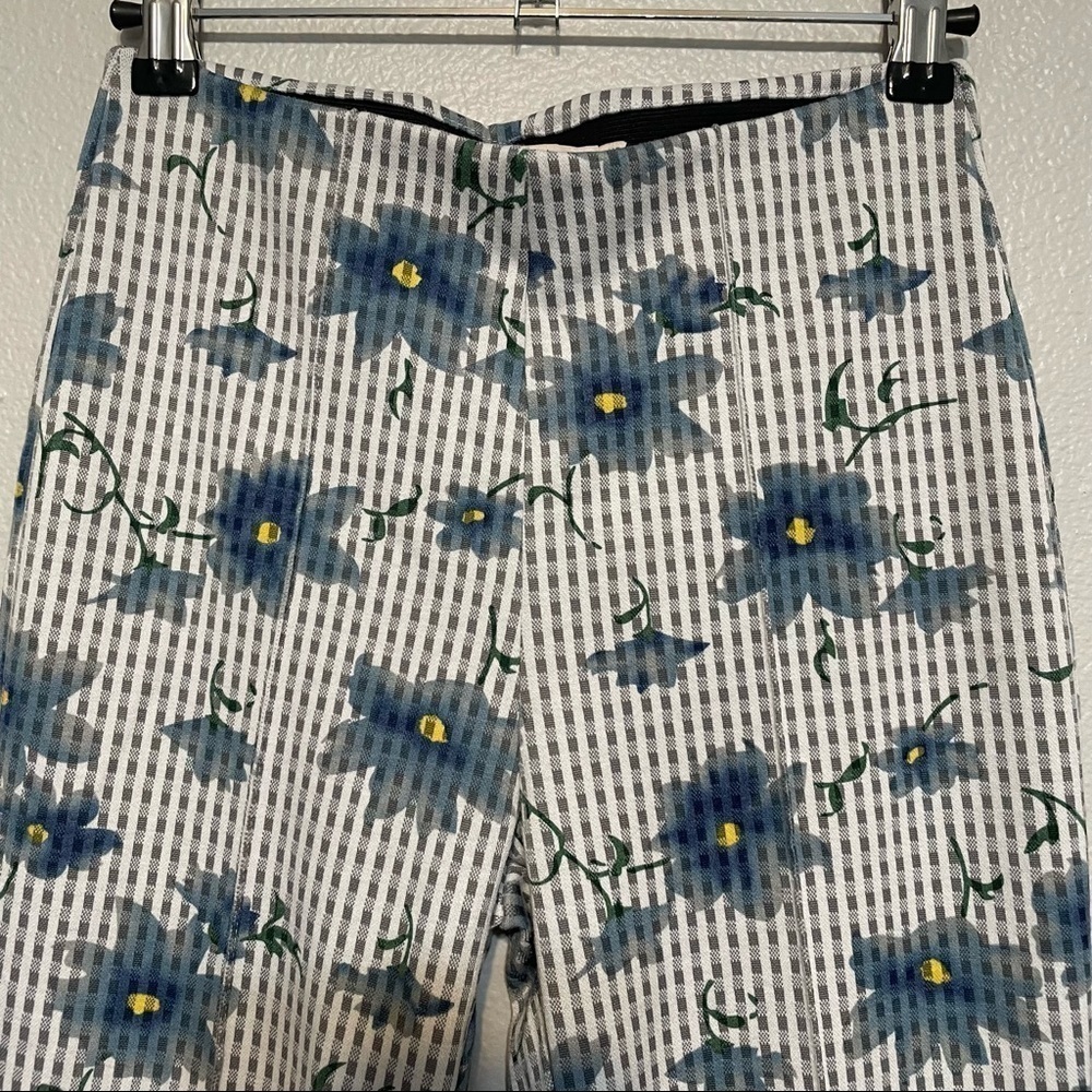 Nannette Lepore Pull On Trouser Pant Legging Floral Print NEW - Picture 5 of 6